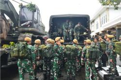 Banjir-Longsor Sibolga, 555 Prajurit Kodam Bukit Barisan Dikerahkan Bantu Korban Bencana<