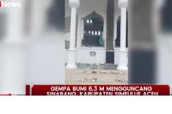 Dampak Gempa Sinabang Aceh M 6,5, 12 Orang Luka dan Bangunan Masjid Rusak<
