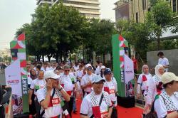 Walk For Palestine, 30 Dubes Negara Sahabat Turun ke Jalan di CFD Jakarta