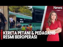 Kereta Petani dan Pedagang Resmi Beroperasi 