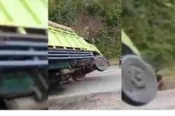 Kecelakaan Beruntun 3 Truk di Lampung Selatan, Arus Lalin Jalinsum Lumpuh Total<