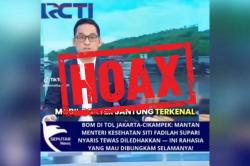 HOAKS! Video Eks Menkes Siti Fadilah Supari Nyaris Tewas Terkena Ledakan di Tol Japek adalah Berita Bohong<