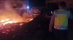 Kebakaran di Sampang, 2 Rumah Warga Hangus Dilalap Api<