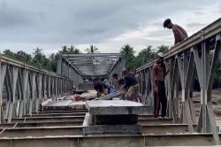 Jembatan Bailey Bireuen Segera Rampung, Warga: Alhamdulillah Sangat Terbantu