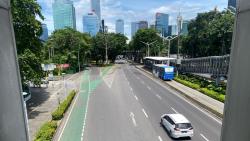 Libur Panjang Natal, Jalan Sudirman Terpantau Lengang