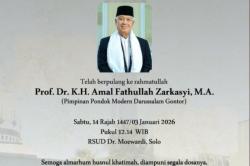 Breaking News: Pimpinan Pondok Modern Gontor KH Amal Fathullah Zarkasyi Meninggal Dunia<