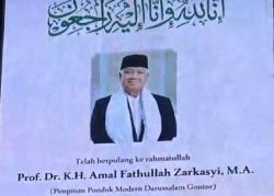 Profil KH Amal Fathullah Zarkasyi, Pimpinan Gontor yang Meninggal Dunia