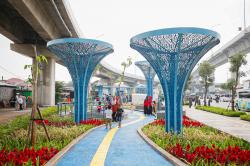 Penampakan Taman Baru di Cakung, Mirip Gardens by The Bay Singapura