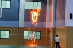 Kebakaran Sekolah Tzu Chi di PIK Jakut, Diduga akibat Disambar Petir<
