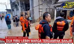 2.000 KK di Karawang Terdampak Banjir Imbas Tanggul Kalimalang Jebol 5 Meter<