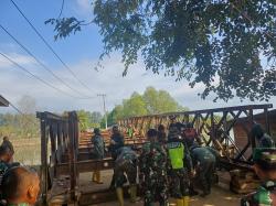Pembangunan Jembatan di Aceh Dikebut, Akses Warga di Desa segera Pulih<