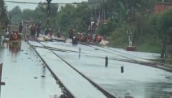 Banjir Kembali Rendam Jalur KA Pekalongan-Sragi, Perjalanan Kereta Terganggu<