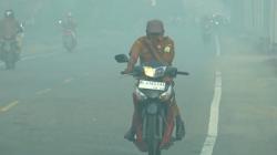 Kabut Asap Tebal Kebakaran Lahan Gambut Kepung Aceh Barat, Sekolah Terpaksa Diliburkan<