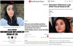 Lula Lahfah Meninggal Jadi Sorotan Dunia, Banyak Media Asing Memberitakan