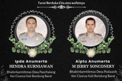 Identitas 2 Polisi Gugur saat Tolong Korban Longsor Cisarua, Aiptu Hendra dan Aipda M Jerry<