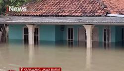 Banjir Kembali Terjang Karawang, Ribuan Rumah di 10 Kecamatan Terendam 2 Meter