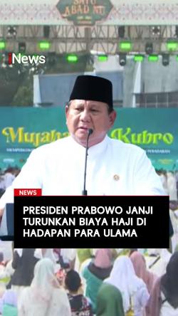 Presiden Prabowo Janji Turunkan Biaya Haji di Hadapan Para Ulama
