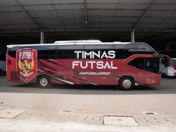 Bus Resmi Timnas Futsal Indonesia Jadi Sorotan, Simbol Kekuatan #SatuKeluarga di Balik Perjuangan Garuda