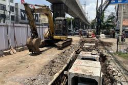 Perbaikan Drainase di Jalan Raya Fatmawati