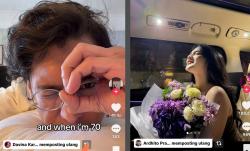 Heboh Davina Karamoy dan Ardhito Pramono Saling Repost di TikTok, Netizen: Bentar Lagi Go Public