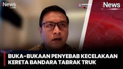 Detik-Detik Kereta Bandara Tabrak Truk di Poris, Mengerikan! 