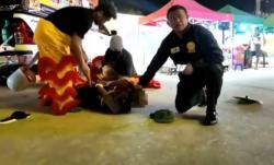 Viral, Polisi Nyamar Jadi Barongsai Sergap Pencuri
