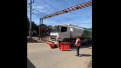 Sejumlah Truk CPO Terobos Pembatas Pemeriksaan di Bireuen<