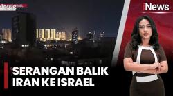 Iran Hantam Tel Aviv dengan Rudal, Ledakan Besar Guncang Pusat Kota Israel