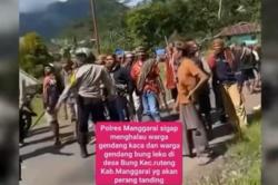 Konflik Tanah Ulayat di Manggarai NTT, 2 Kelompok Adat Nyaris Perang Tanding<
