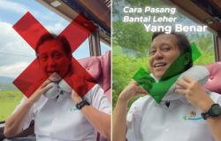 Sering Ketiduran di Jalan, Begini Cara Pakai Bantal Leher yang Benar agar Tidak Pegal
