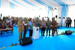 Kapolri Resmikan hingga Groundbreaking Jembatan di Riau, Total 110 Unit Dibangun