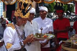 Jelang Nyepi, Ratusan Umat Hindu di Ubud Bali Gelar Tawur Agung Kesanga<