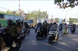 Jelang Lebaran, Jalur Pantura Arah Jateng Masih Didominasi Pemudik Motor