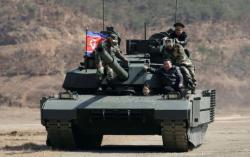 Bukan Mobil Mewah, Putri Kim Jong Un Nyetir Tank Anti-Rudal Korea Utara