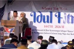 Partai Perindo Sulsel Gelar Salat Id di Makassar, Perkuat Ukhuah dan Kebersamaan Warga<