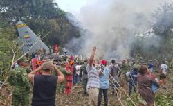 Meledak, Pesawat Militer Kolombia Jatuh Tewaskan 69 Tentara Ternyata Bawa Amunisi