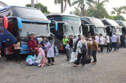 Gratis! 4.181 Warga Jateng Kembali ke Perantauan Naik 84 Bus Disiapkan Pemprov<