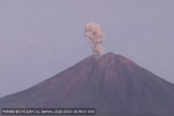 Gunung Semeru Meletus Hari Ini, Muntahkan Kolom Abu Setinggi 1.000 Meter<