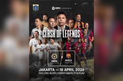 Link Live Streaming Barcelona Legends vs DRX Legends, Duel Legenda Dunia di GBK Malam Ini