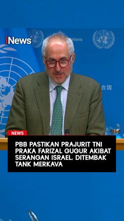 PBB Pastikan Prajurit TNI Praka Farizal Gugur Diserang Israel, Ditembak Tank Merkava