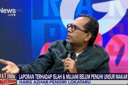 Haris Azhar Yakin Ucapan Saiful Mujani Gulingkan Prabowo Tak Penuhi Unsur Makar