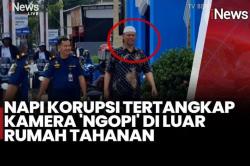 Viral Napi Korupsi Asyik Ngopi di Luar Rumah Tahanan, kok Bisa?<