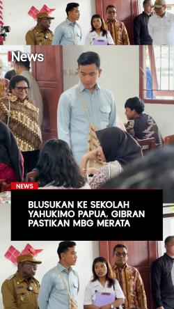 Blusukan ke Sekolah di Yahukimo Papua, Wapres Gibran Pastikan MBG Merata