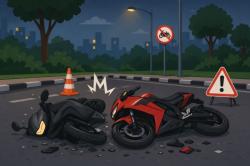 Kecelakaan Maut 2 Motor Tabrakan di Ponorogo saat Hujan, 1 Orang Pelajar Tewas<