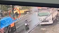 Kecelakaan di Maros, Pemotor Tewas Ditabrak Truk<