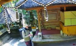 Viral Aksi WNA Terekam CCTV Curi Uang Donasi di Pura Goa Gajah Gianyar<