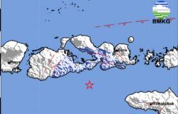 Gempa Terkini M 4,4 Guncang Dompu NTB, Getaran Dirasakan hingga Bima<