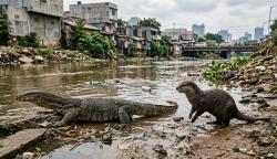 Biawak dan Berang-Berang Predator Alami Ikan Sapu-Sapu, BRIN: Jangan Ditangkap! 