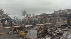 Kebakaran Hebat di Wajo, 3 Rumah 2 Motor Hangus Dilalap Api<