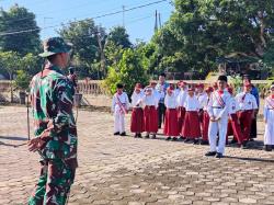 Hardiknas 2026, Prajurit TNI Jadi Inspektur Upacara di Sekolah Dasar